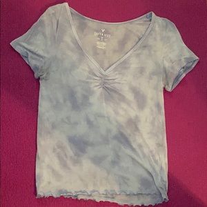 American Eagle tye-dye v-neck